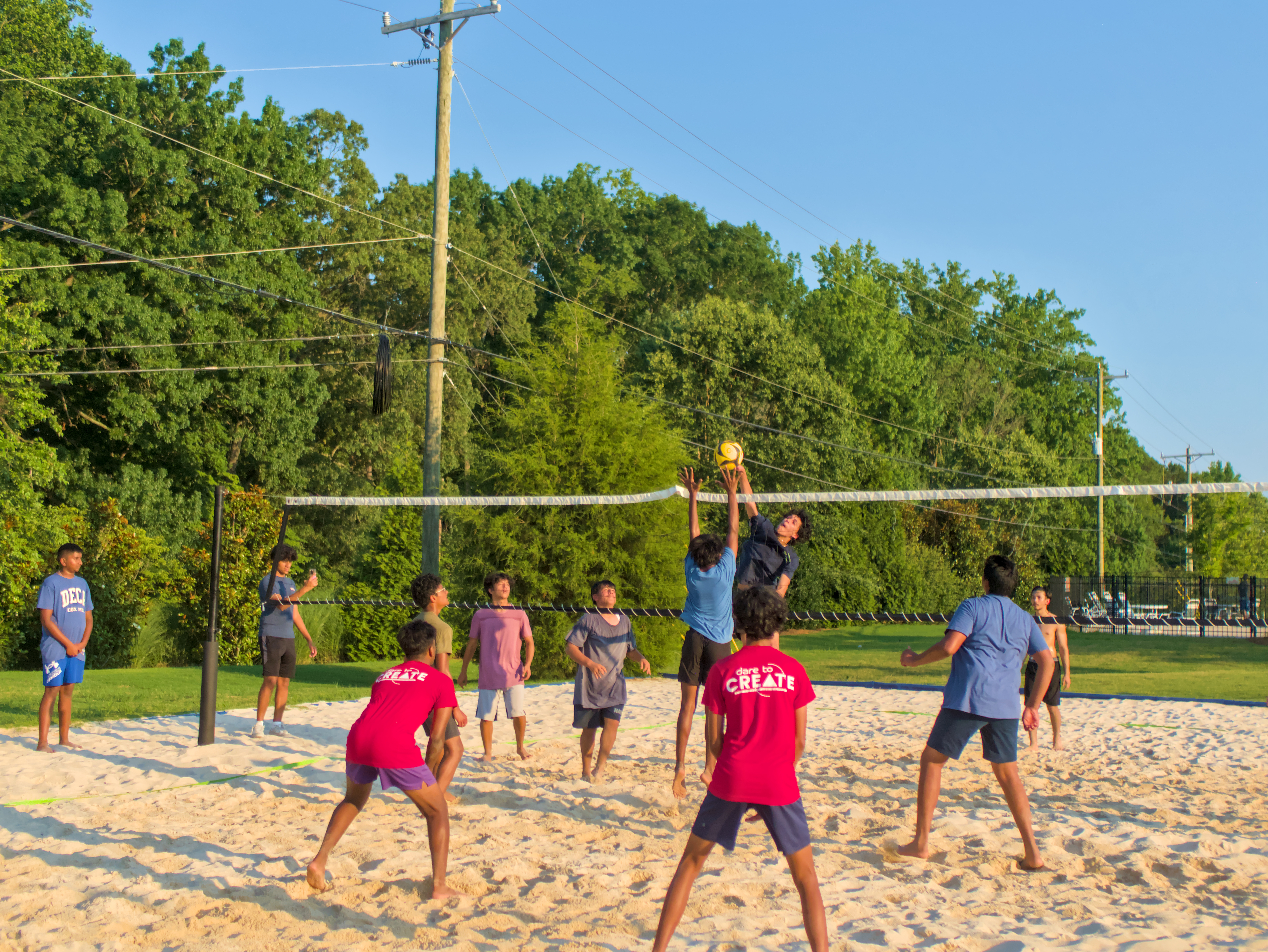 Volleyball tournament highlight photo from an HFF event